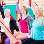 Fitness mit Strechbändern