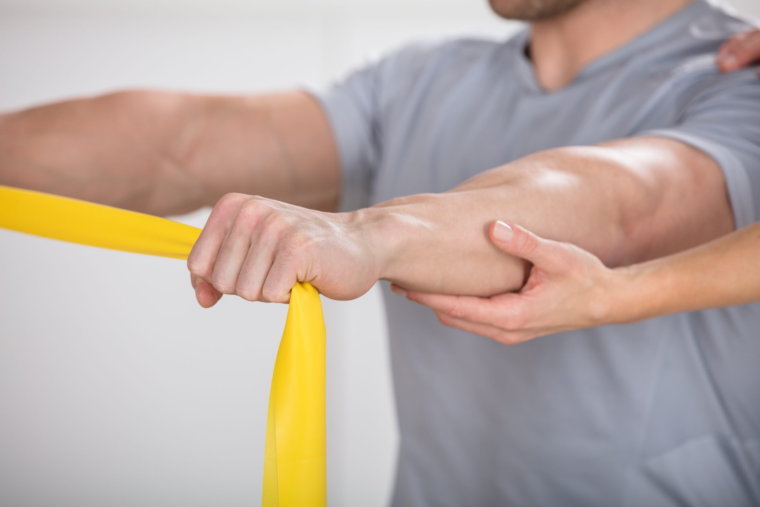 Überung mit Strechband